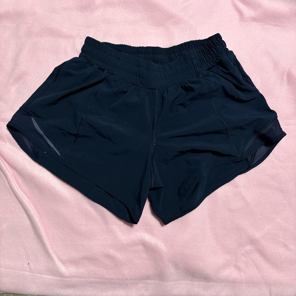 Lululemon Athletica Dark Blue Athletic Shorts